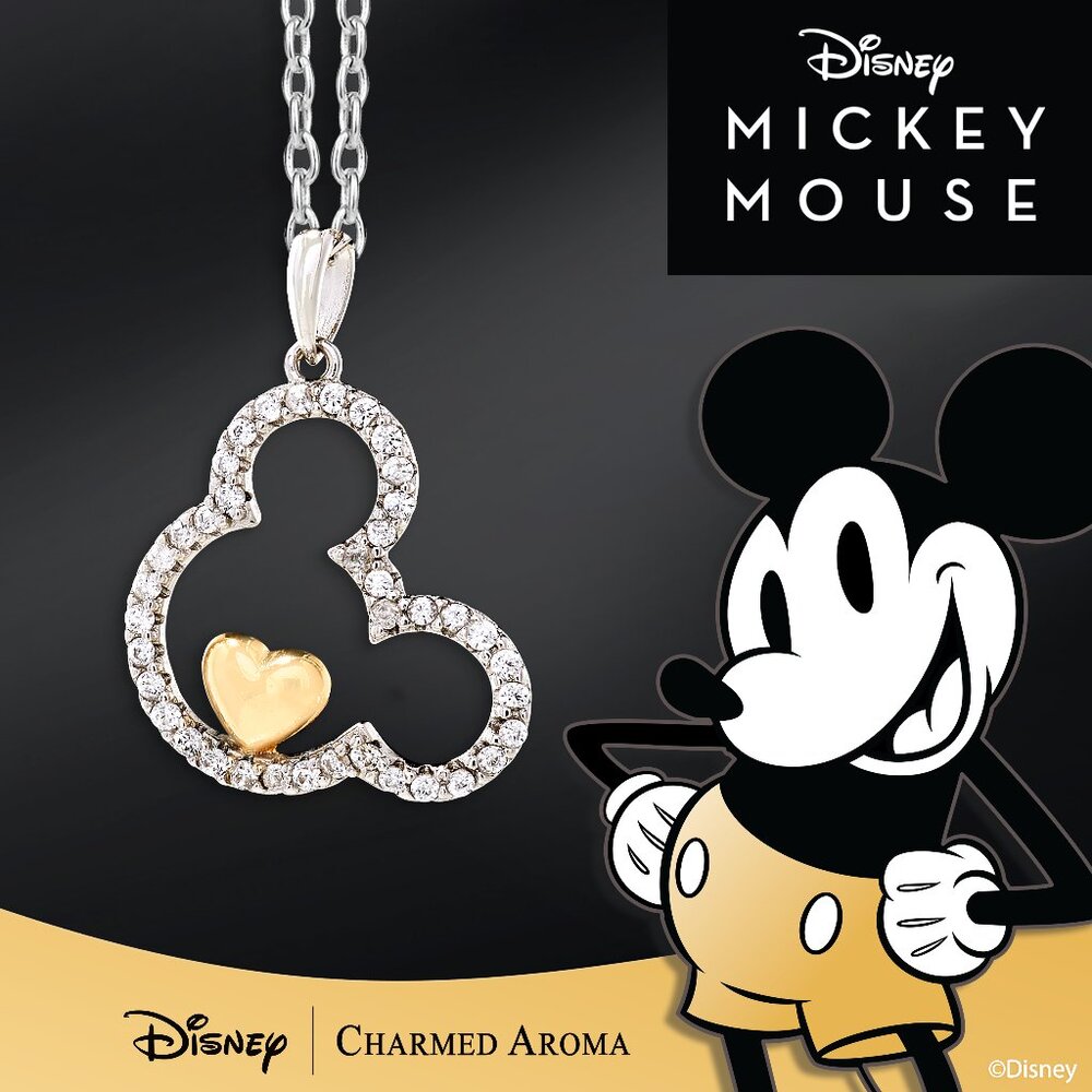 Disney Mickey Mouse Necklace, Charmed Aroma